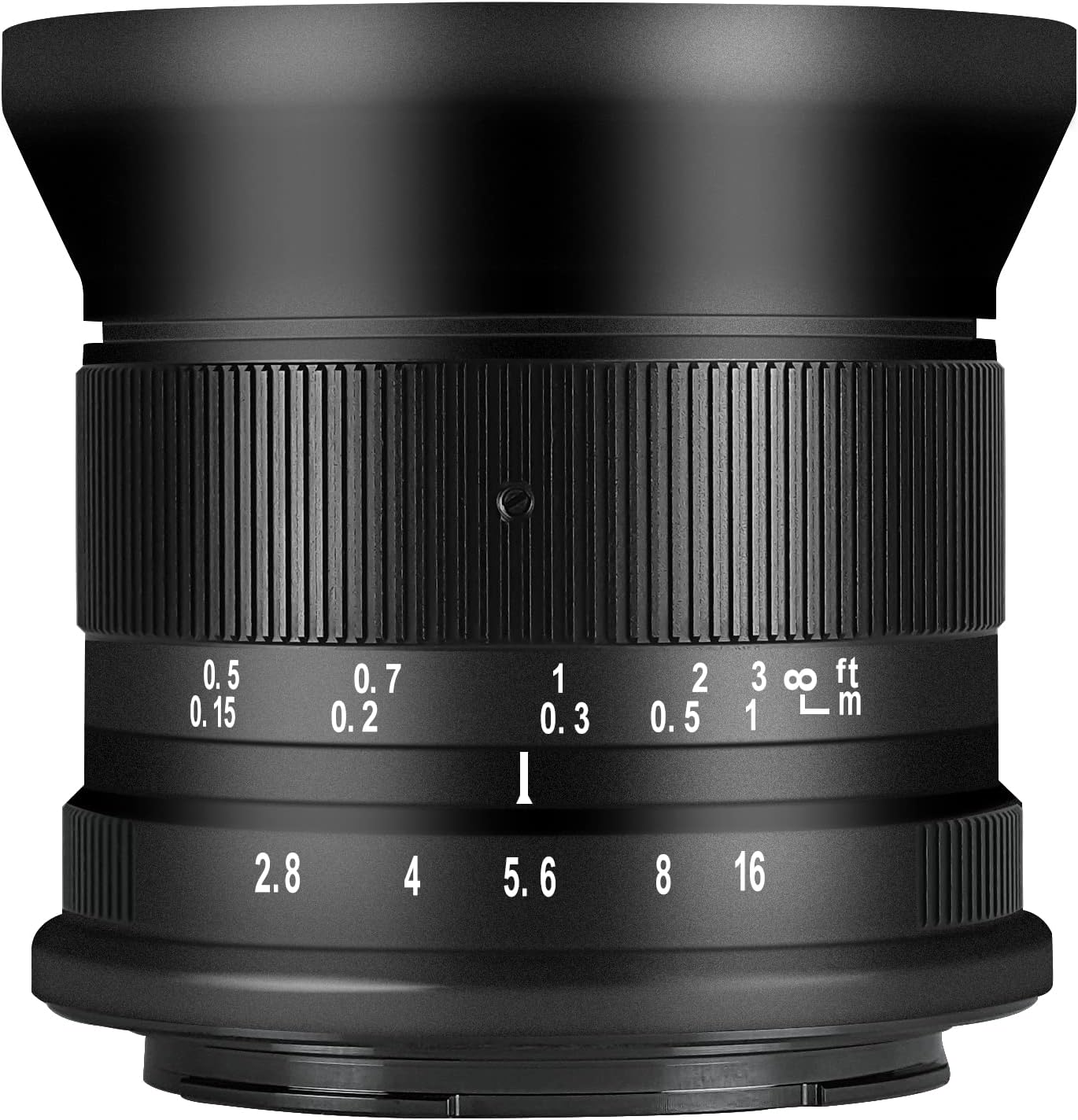 12mm F2.8 Mark Ⅱ Ultra Geniş Açı APS-C Manuel Odaklama Prime Lens Olympus ve Panasonic MFT M4/3 Montajlı Aynasız Kameralar için Uyumlu