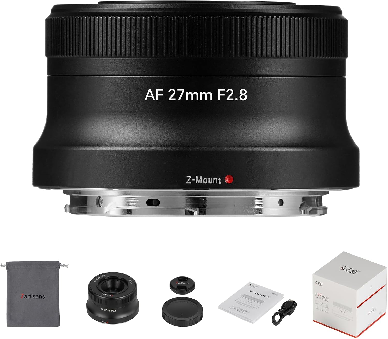 AutoFocus 27mm F2.8 APS-C Çerçeve Lens, F2.8 Geniş Diyafram, Otomatik/Manuel Diyafram ve Yüz/Göz Tanıma Desteği, Nikon Z Mount Z50/Z30 ile Uyumlu