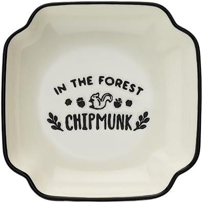 Aryıldız Chipmunk Köşeli Mini Servis Tabağı Renkli 10 Cm