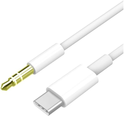 Type-c to 3.5mm Aux Kablo, Aux Ses Kablosu, Type C to 3.mm Aux Hızlı Şarj Kablosu, TAK ÇALIŞTIR Aux ses Kablosu PD Aux Çevirici tabletler araba teypleri speaker hoparlör bilgisayar