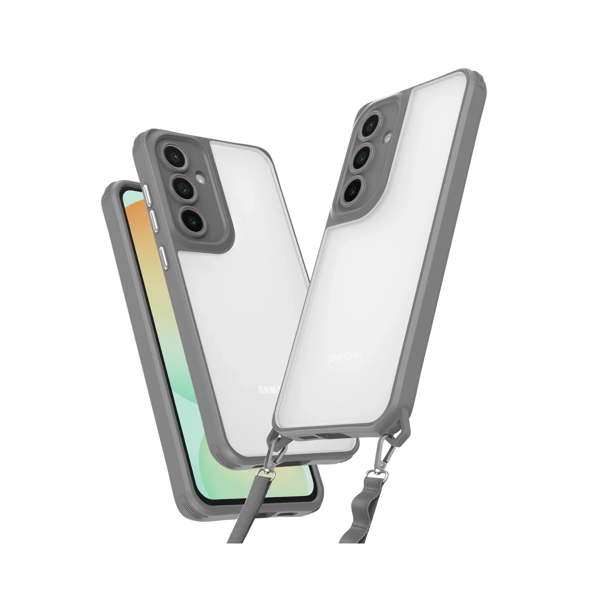 Samsung Galaxy A35 5G Kılıf Penta Silikon Kılıf - Titan Gri