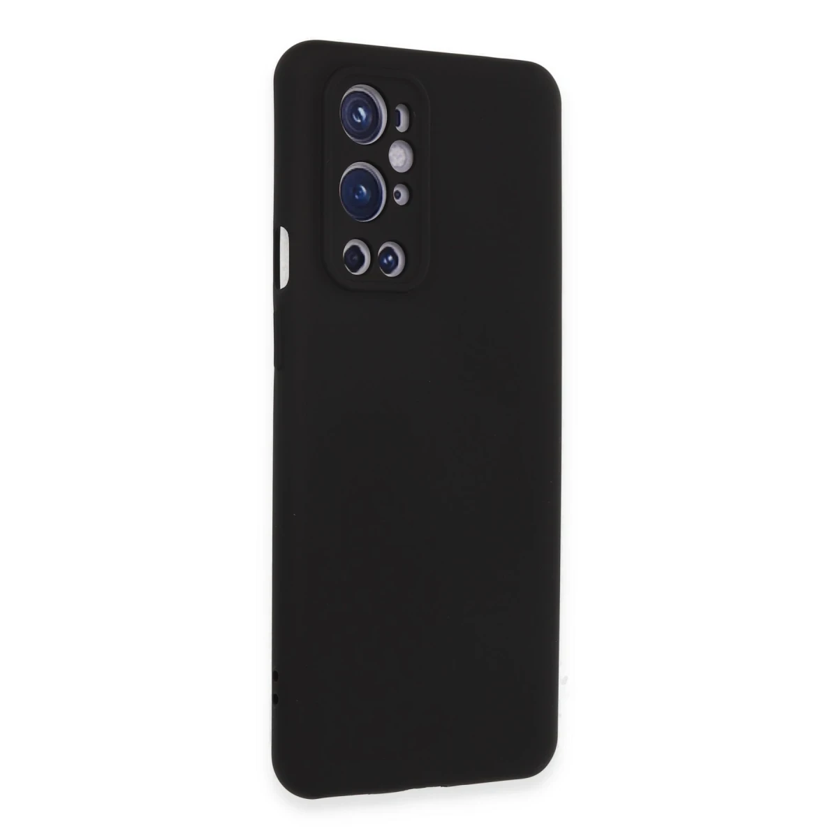 One Plus 9 Pro Kılıf Nano içi Kadife Silikon - Siyah