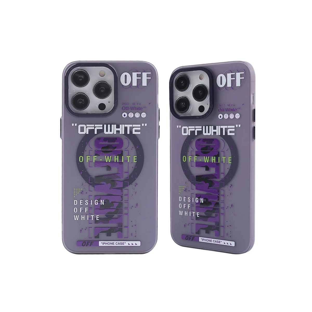 Apple iPhone 13 Pro Kılıf Apollo Magneticsafe Desenli Kapak - Apollo Mor - 3