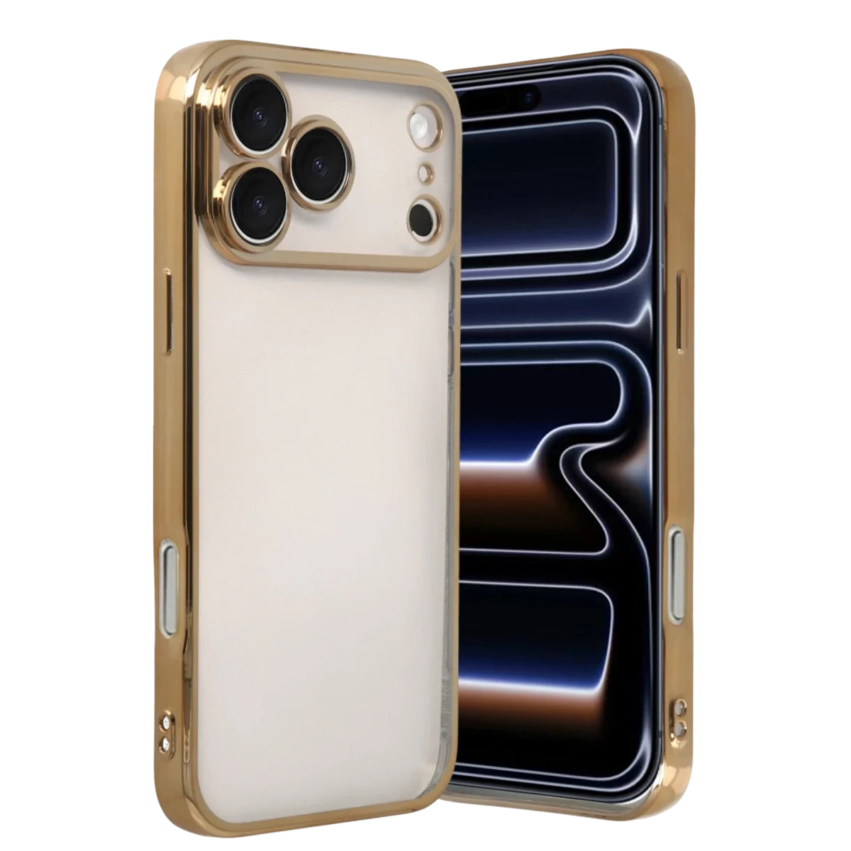 Apple iPhone 17 Pro Razer Lensli Silikon - Gold
