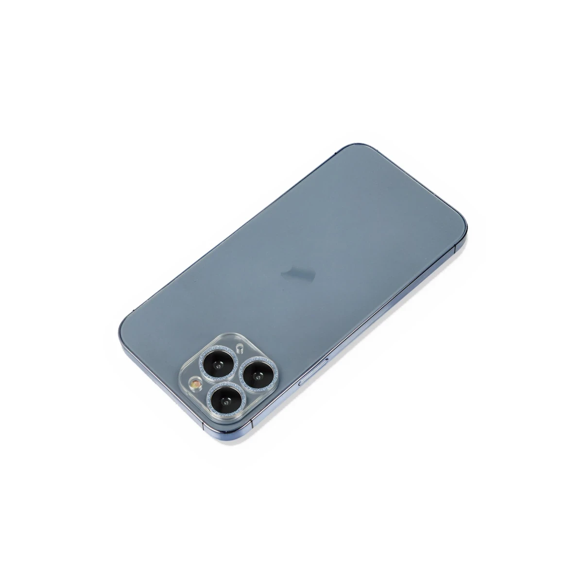 Apple iPhone 11 Pro Max Shine Kamera Lens Koruma Cam - Sierra Blue