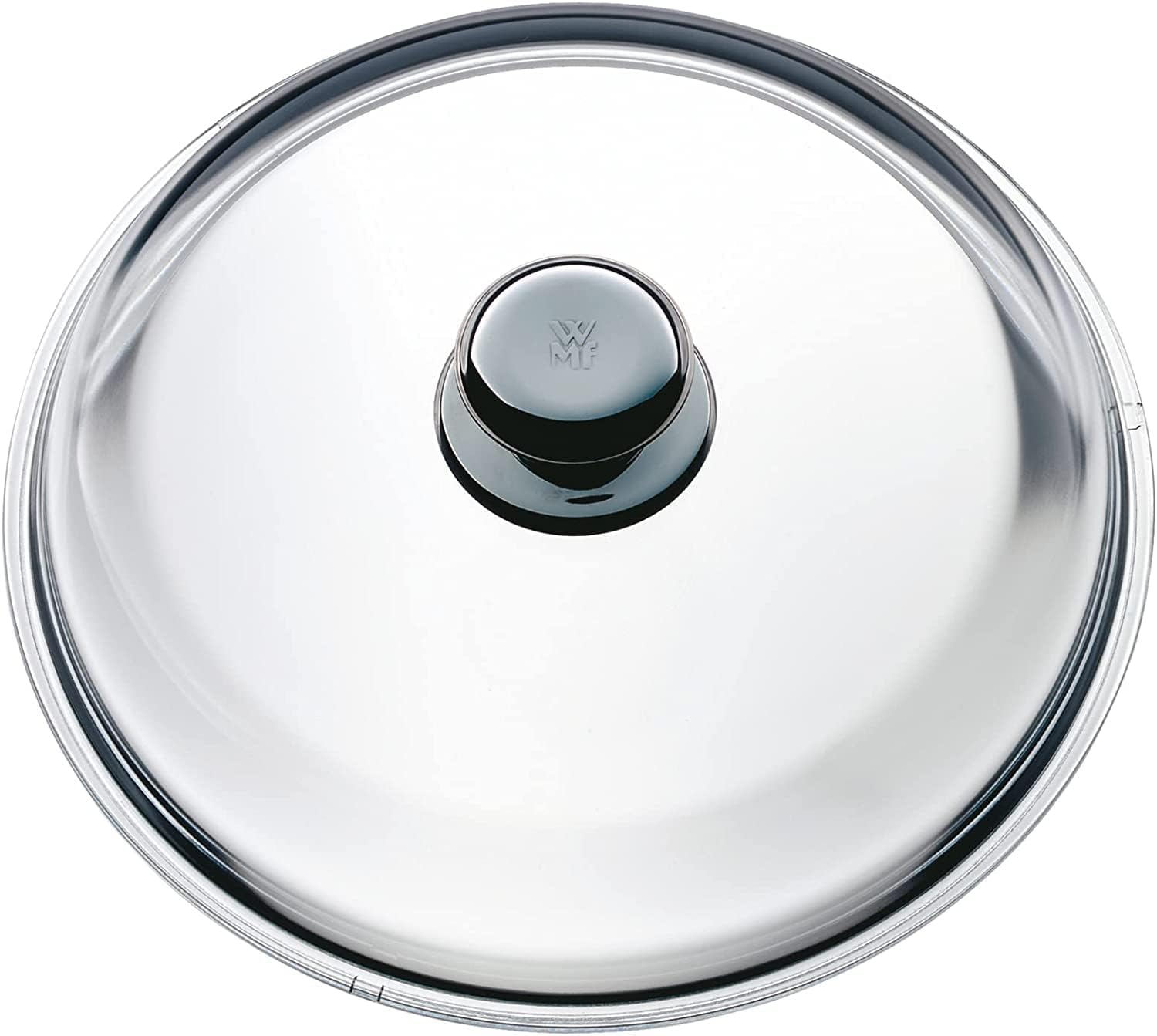 24 cm Cam Tava Kapağı, Isıya Dayanıklı Cam, Metal Kulplu, 24 cm Tavalar İçin, Bulaşık Makinesinde Yıkanabilir