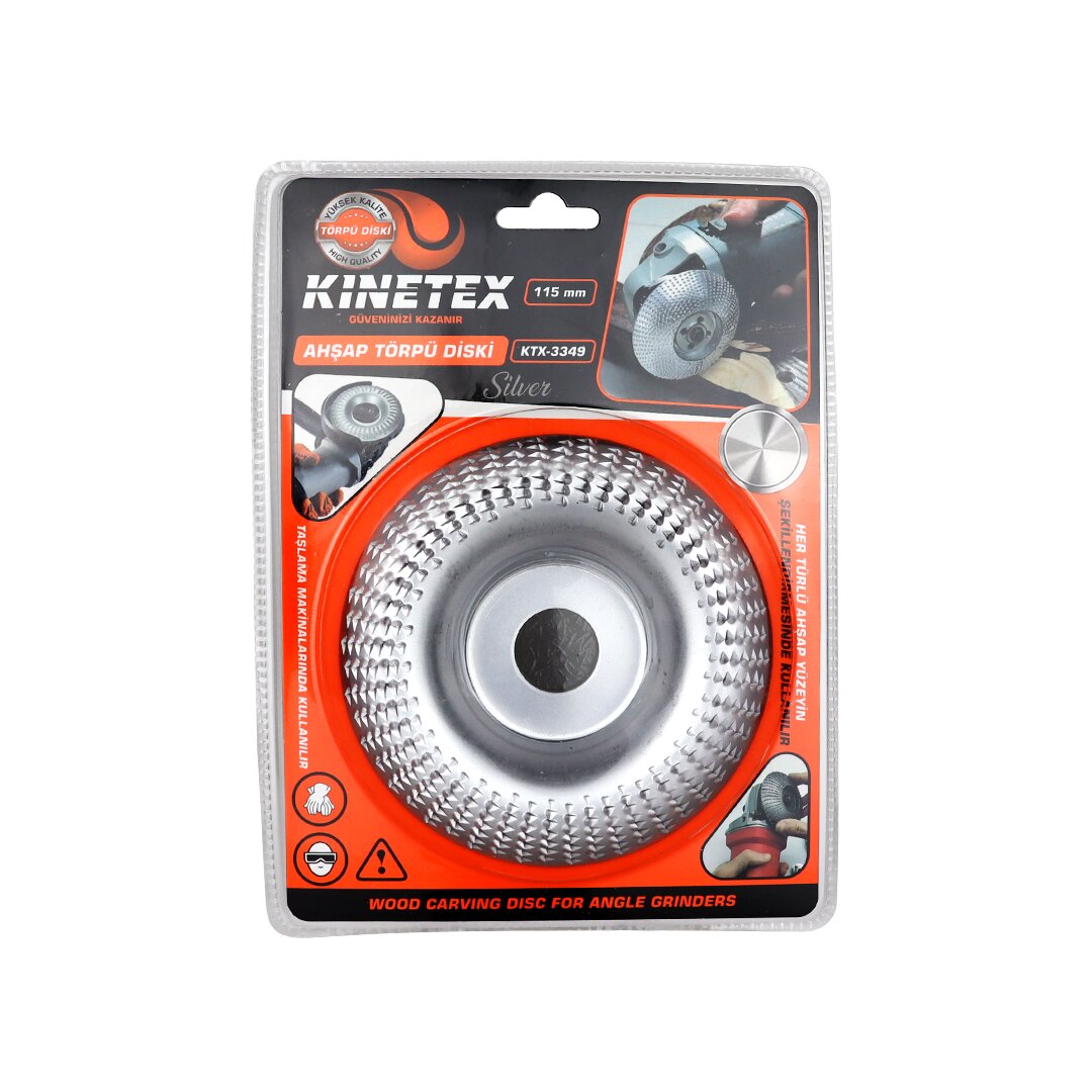 115MM AHŞAP TÖRPÜ EĞE DİSK GÜMÜŞ