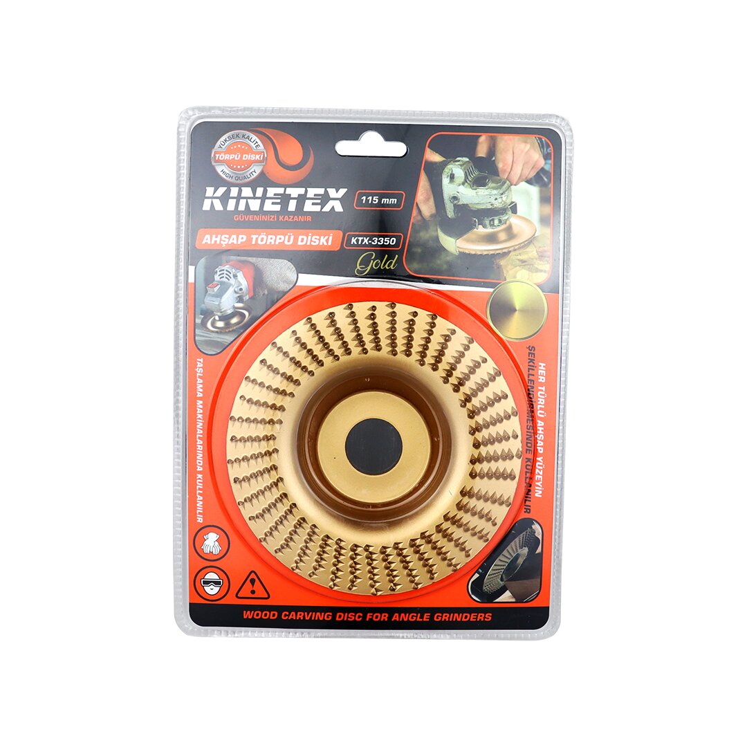 115MM AHŞAP DİSK EĞE TÖRPÜ GOLD