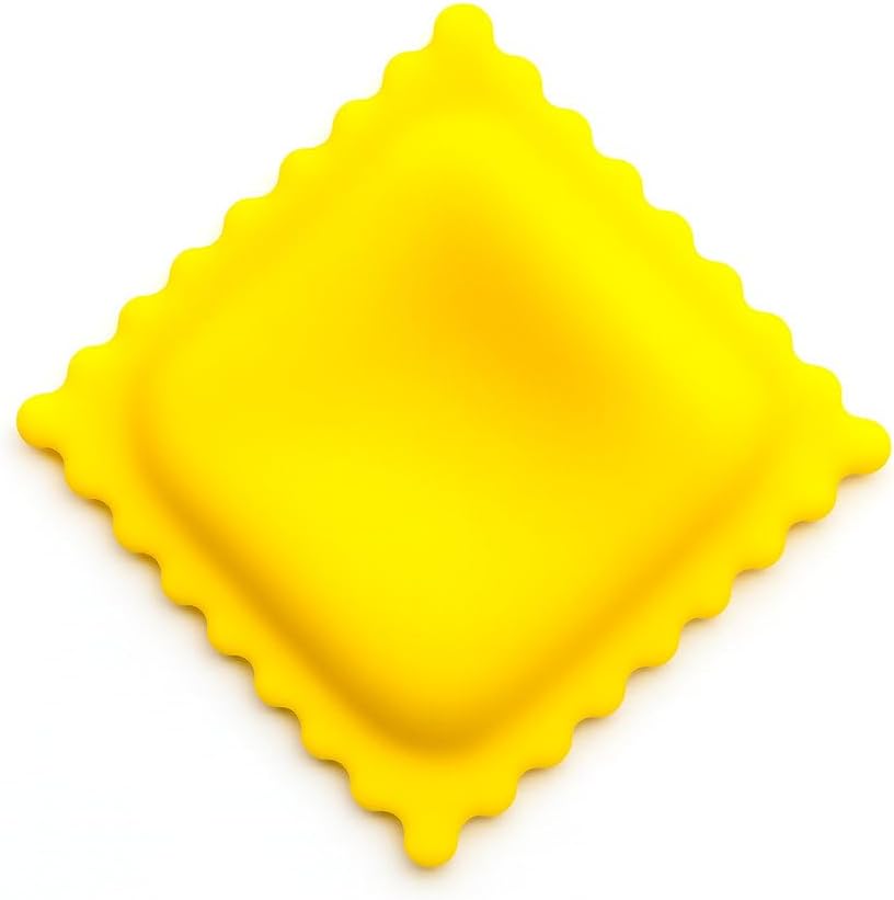 Ravioli Şeklinde Silikon Tezgah Üstü Kirli Kaşıklık Kaşık Altlığı