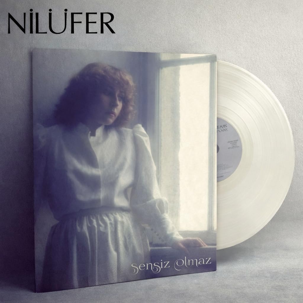 Nilüfer Sensiz Olmaz Beyaz Renkli Plak, Avrupa Baskı, LP