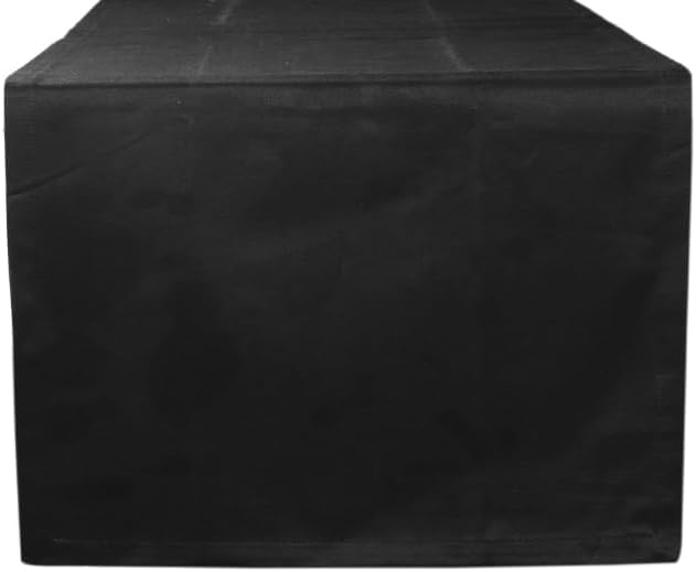 Paria Siyah Düz Runner 45x150cm