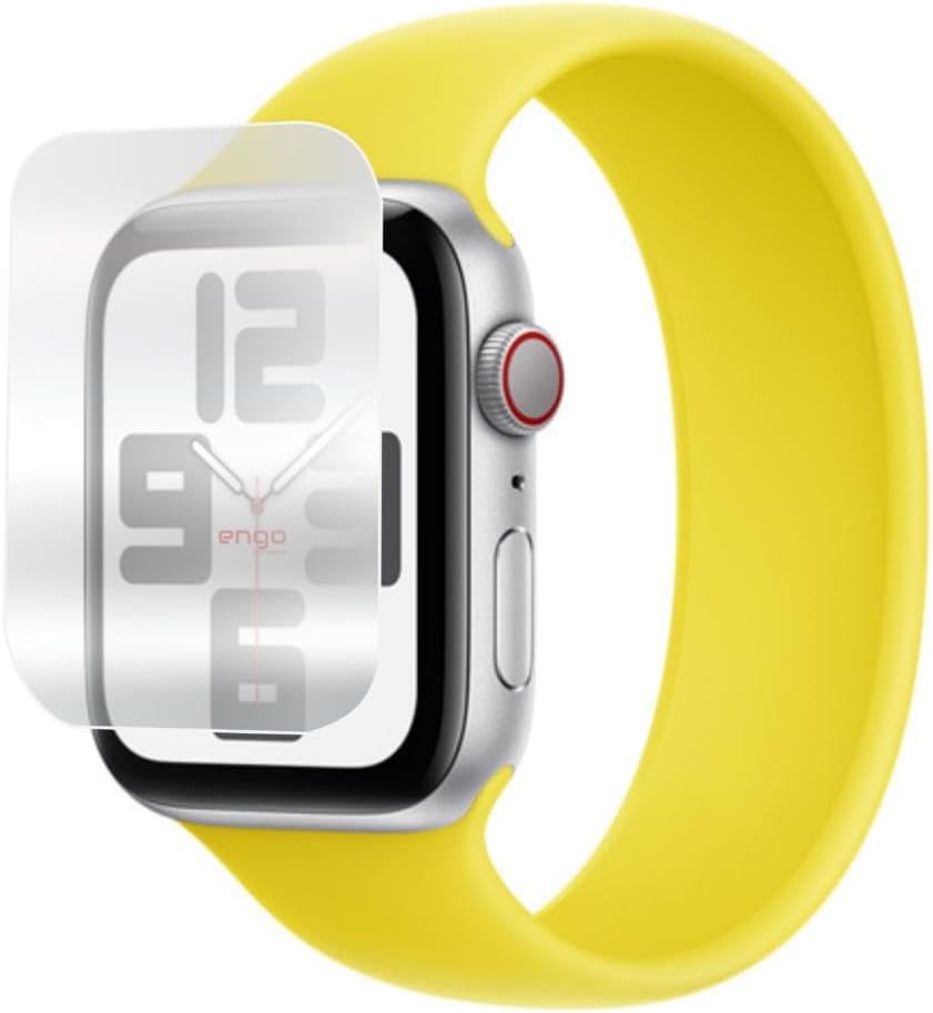 Apple Watch Se 40mm İle Uyumlu Ekran Koruyucu, Tam Kaplayan Akıllı Saat Koruması, Çizilmeye Dayanıklı Tpu Koruma 2 Adet, Hd Şeffaf