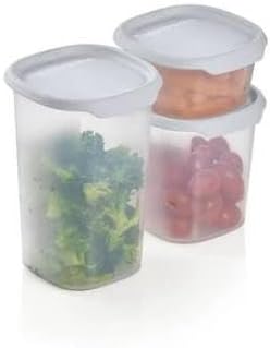 TUPPERWARE TEK DOKUNUŞ BAKLİYAT, KURU GIDA SAKLAMA SAKLAMA KABI 3 LÜ
