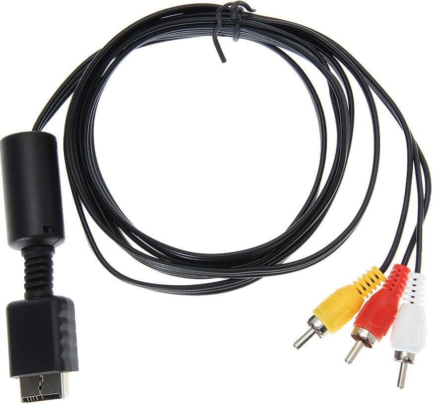 Ps2 Av Lcd Tv 3Rca Scart Lale Bağlantı Kablosu (Hdmi Kablo Değildir)