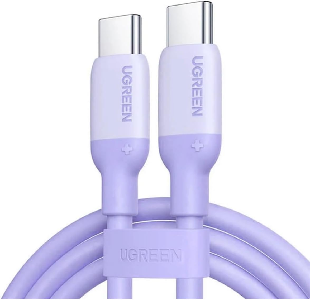 USB-C 3A/60W Hızlı Şarj Kablosu, 1m, Mor