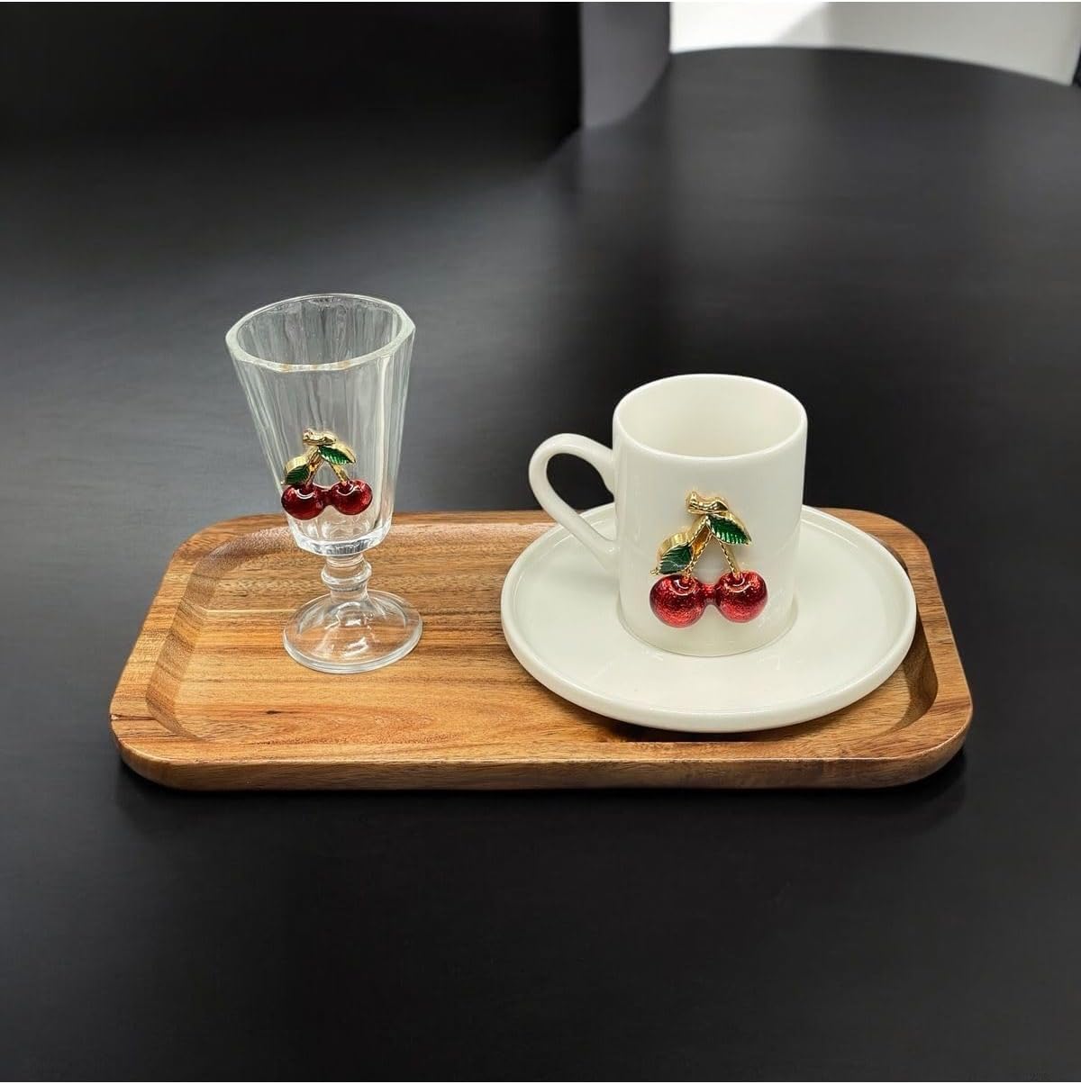 Akasya Dikdörgen Sunum Servis Tabağı Tabak 25 * 14cm
