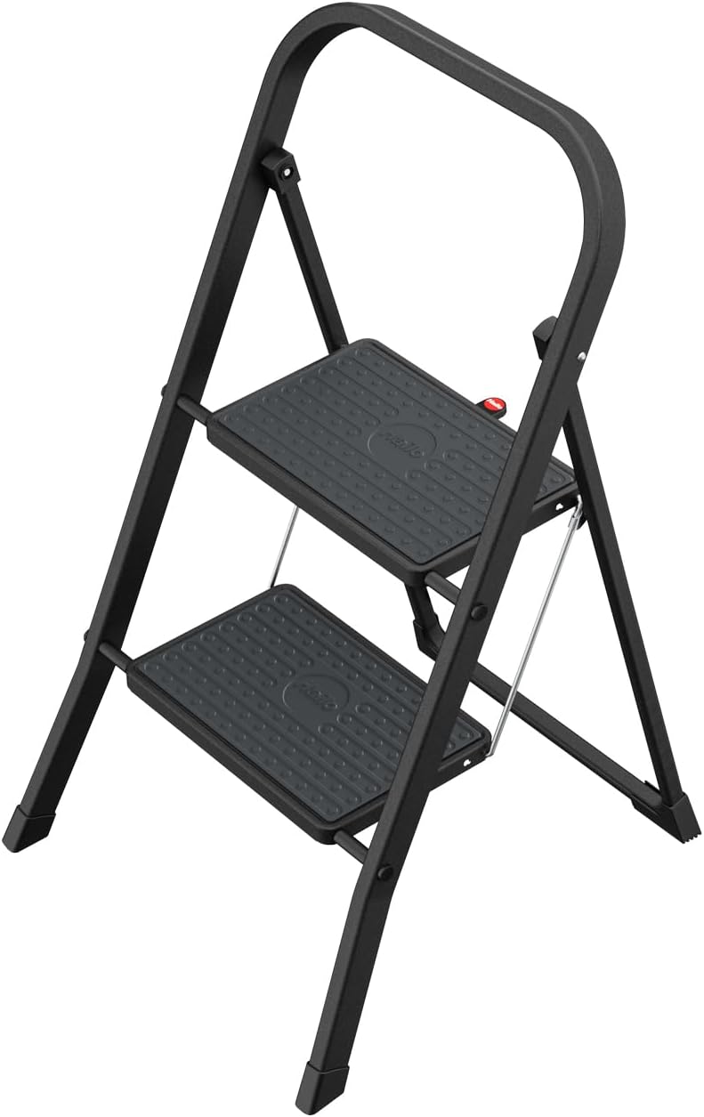 K44 StandardLine katlanır basamak 2 kademeli 2,46 m çalışma yüksekliği, siyah