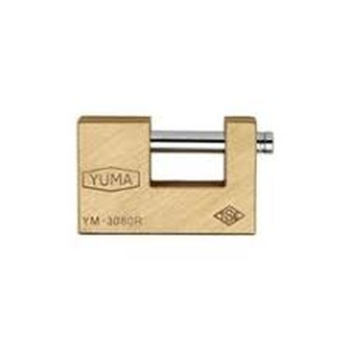 Geniş - Sarı Kayar Milli Pimli Kilit 80MM