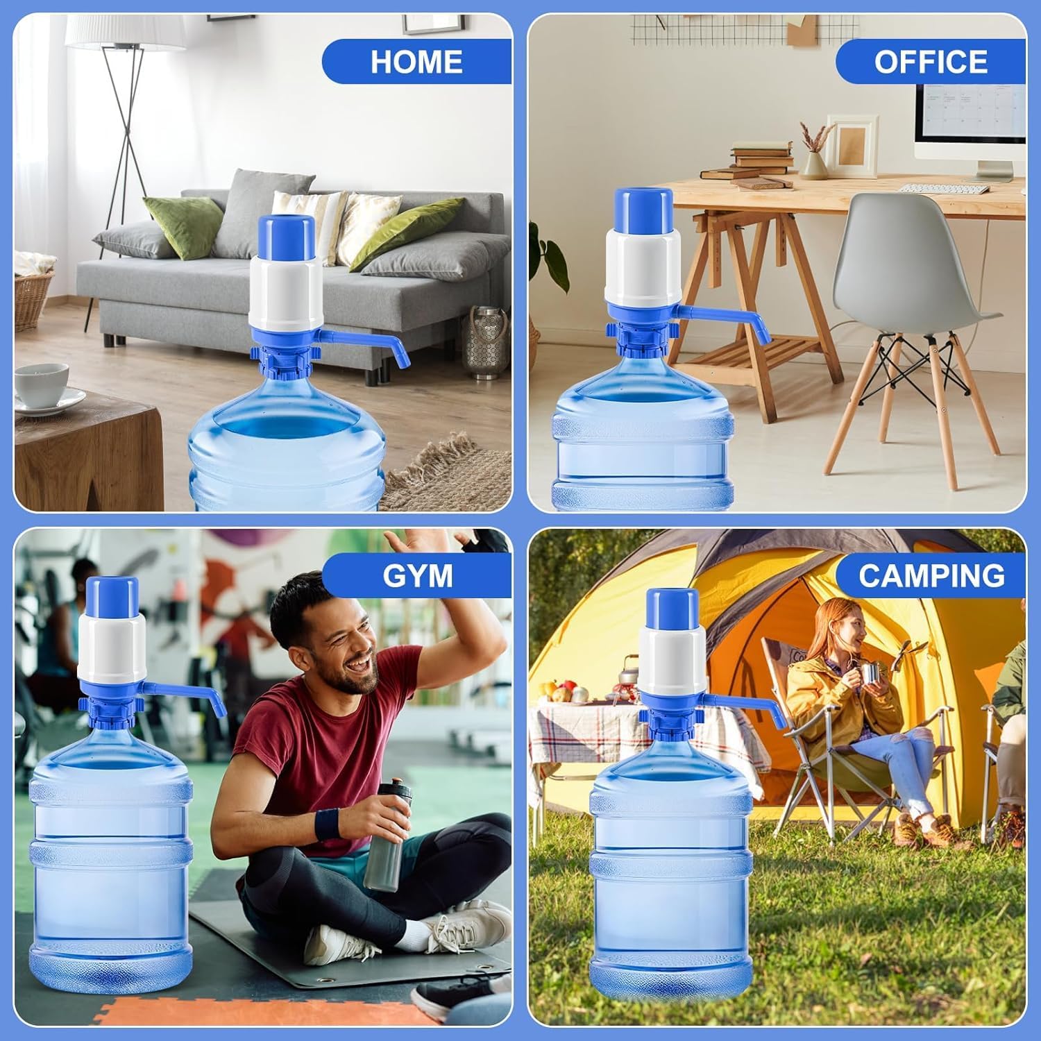 ® Premium Manuel Damacana Su Pompası Damlatmaz BPA Sıfır