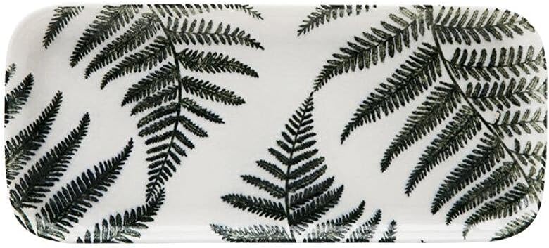 Botanical Kayık Tabak, 32 cm, Yeşil