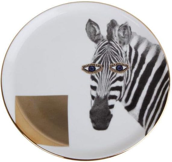 Alm Wild Life Zebr Düz Tabak 20Cm