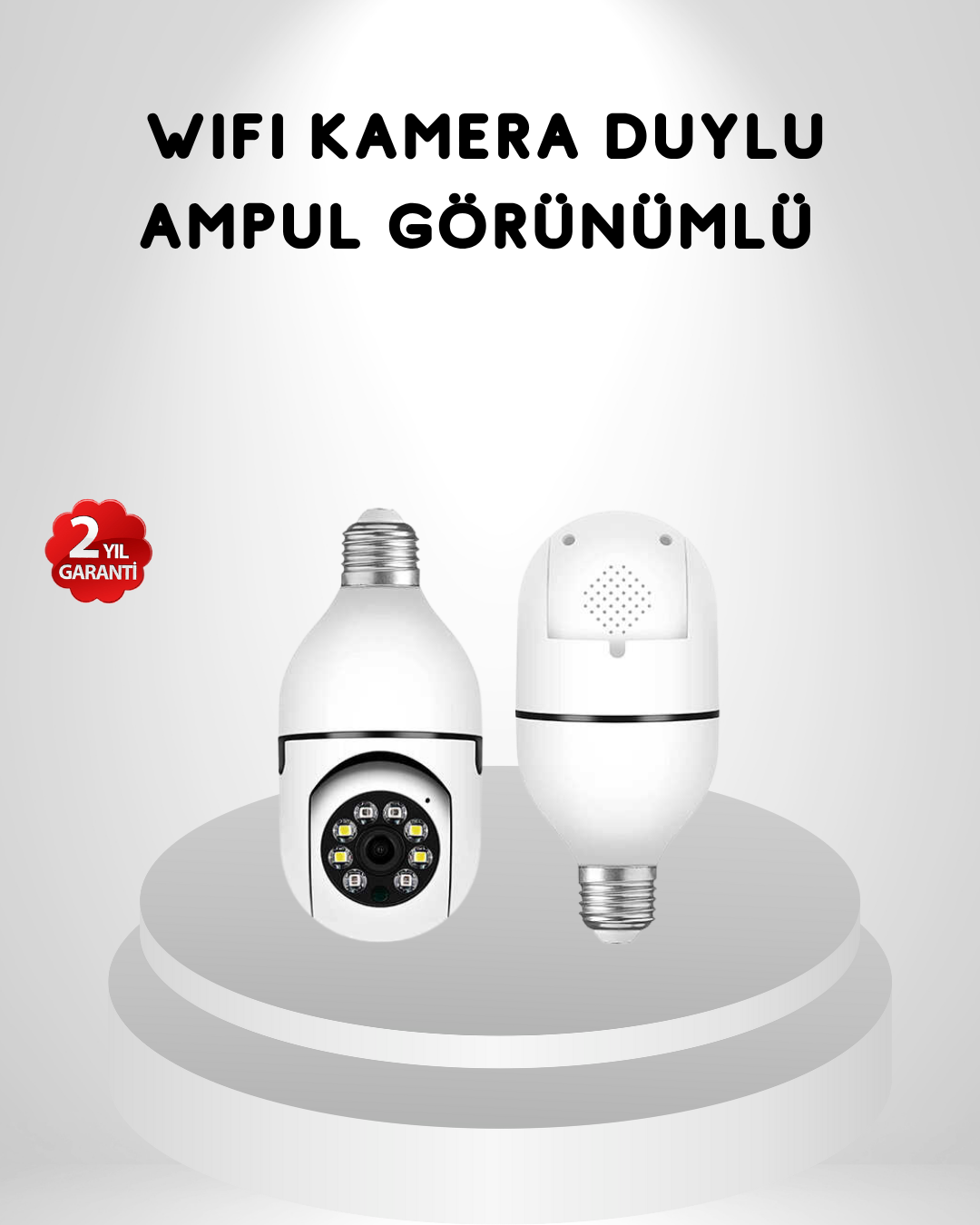 Akıllı Duylu 360° Güvenlik Kamerası – PTZ Özellikli, Uzaktan Kontrollü Akıllı Kamera