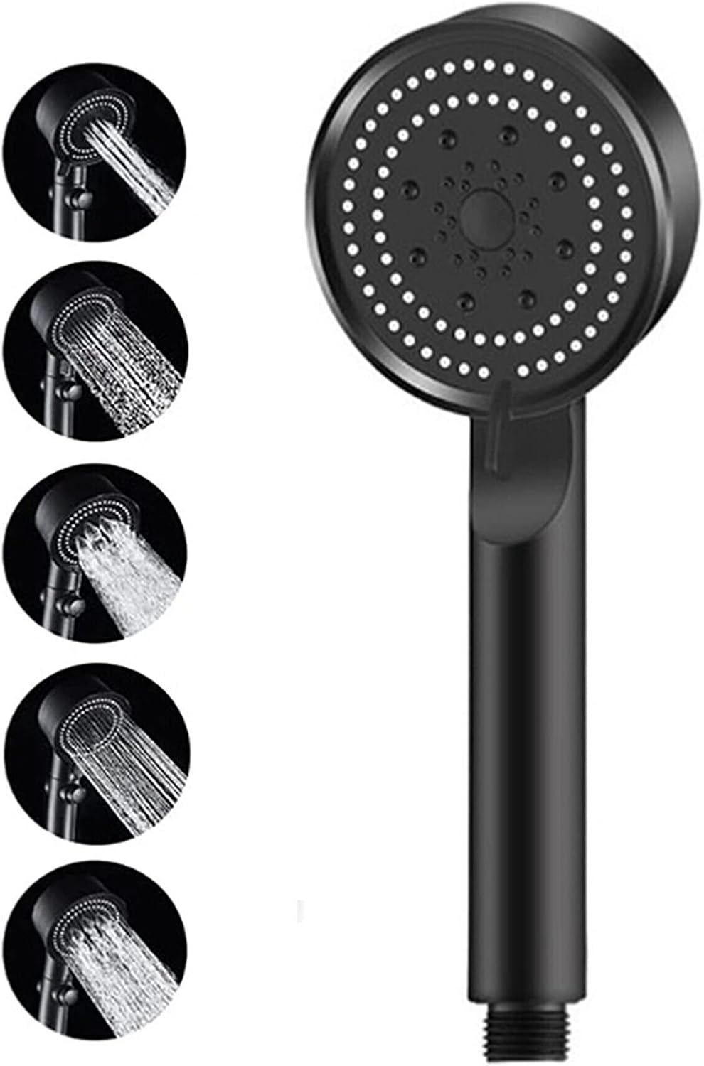 Turbo Fan Lite El Duşu Handshower, Siyah
