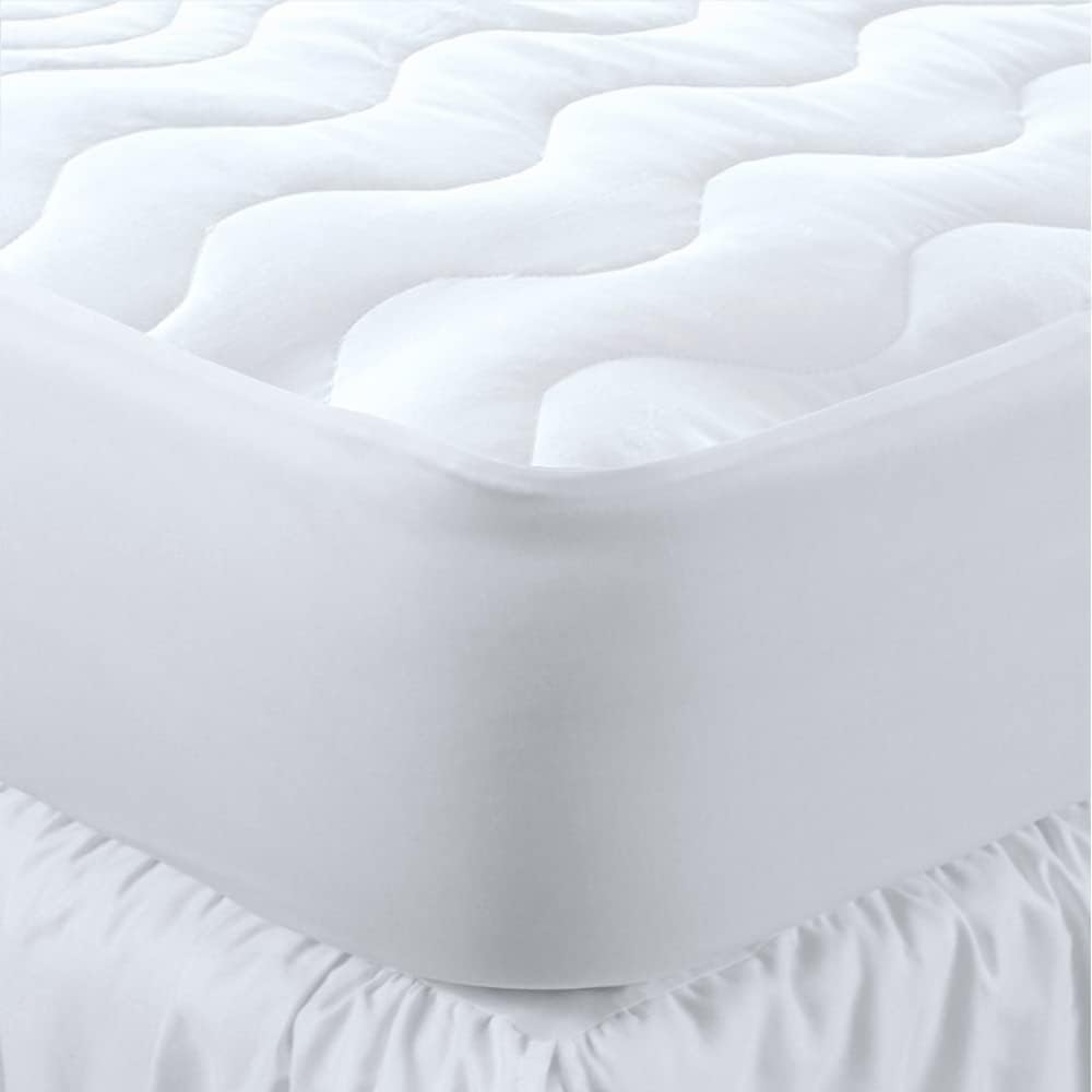 Kapitone Fitted Su Sıvı Geçirmez Yatak Koruyucu Alez, Beyaz, 80x130cm