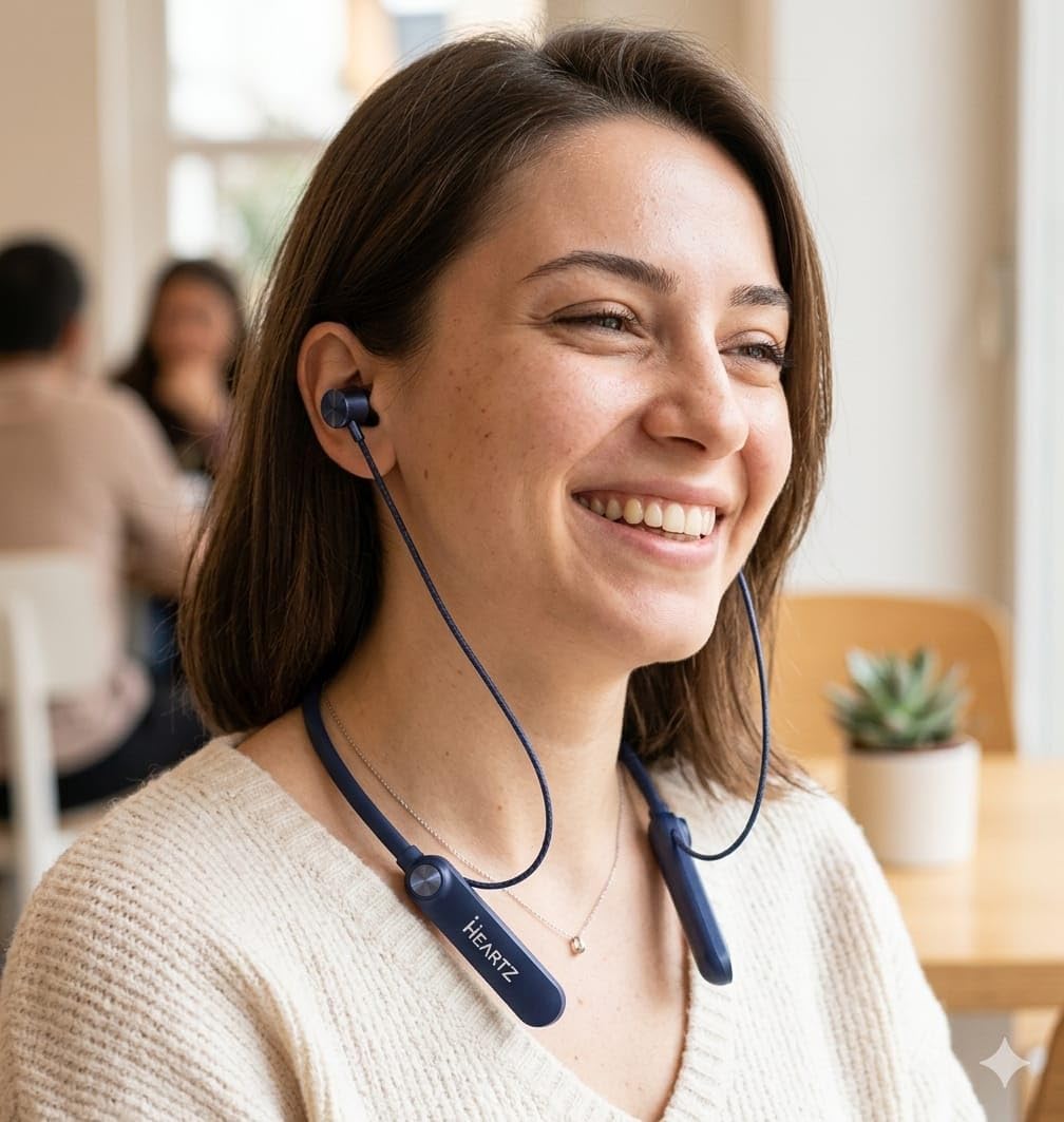 Taç Bluetooth Kulaklık Yüksek ŞarjI ile 150 Saat Bekleme Süresi 10 Metre Çekiş Menzilİ Dışarıdan Gelen Sesleri Filtreleyen Kulak İçi Tasarım aktif ENC görüşme memnuniyet garantili 097 (DERİN MAVİ)