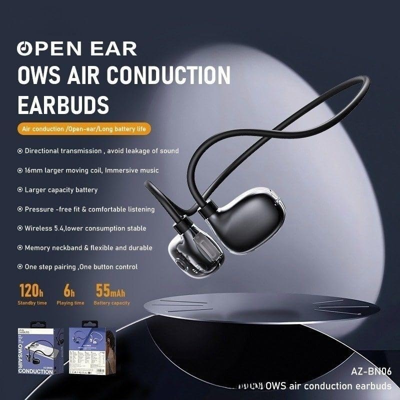 Earbuds Bluetooth Kulaklık AZ-BN06 (2 Farklı Renk) (pudra)