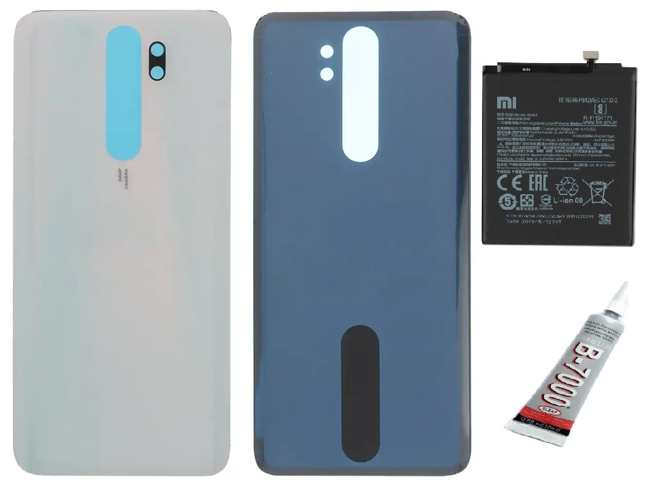Redmi Note 8 Pro Arka Batarya Kapağı ,batarya Ve B