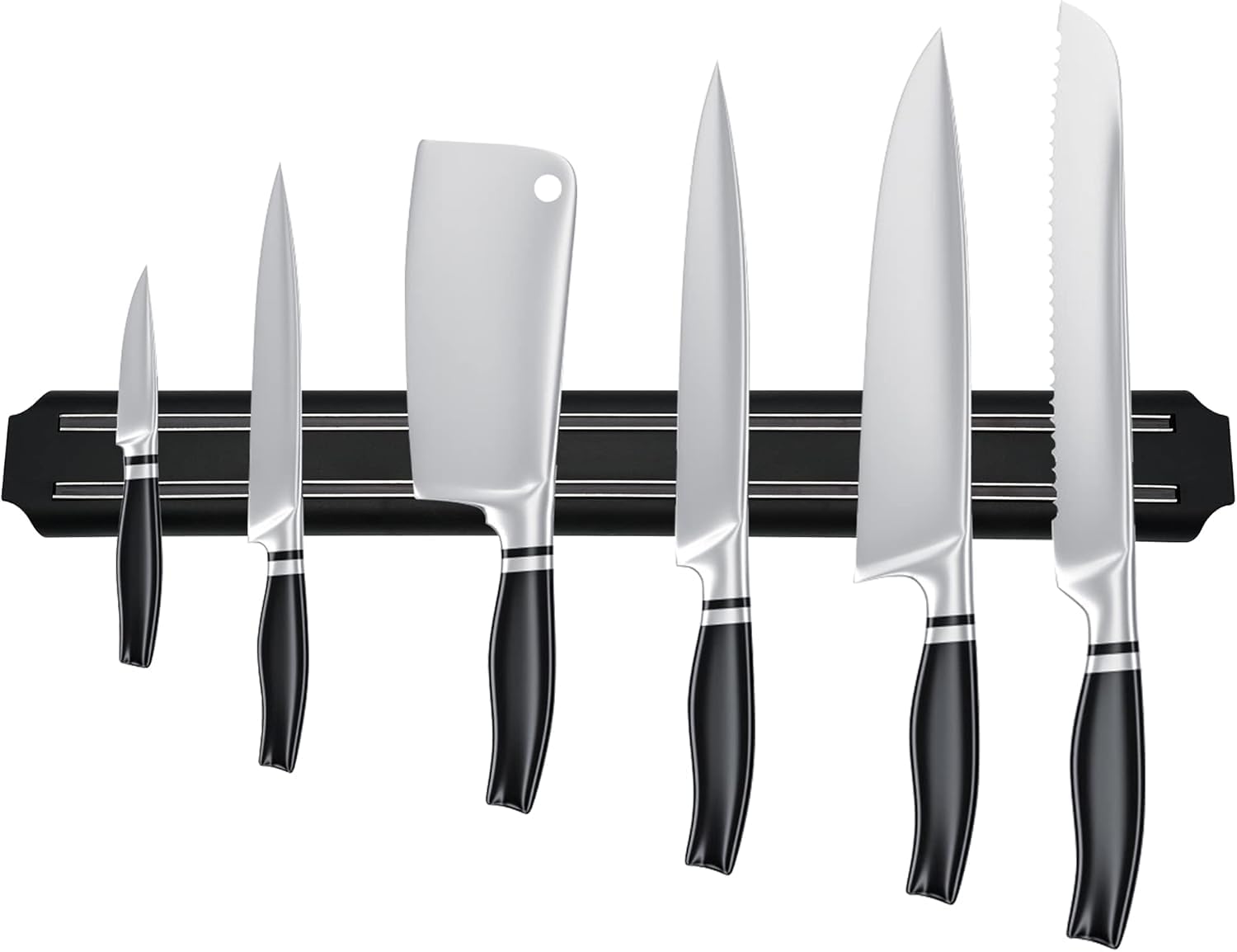 32 cm Şerit Mıknatıslı Bıçak Tutucu – Mutfak Duvar Askısı, Bıçak Organizeri, Mıknatıslı Stand, Bıçak Düzenleyici Ray-Duvara Montajlı Askı-Bıçaklık