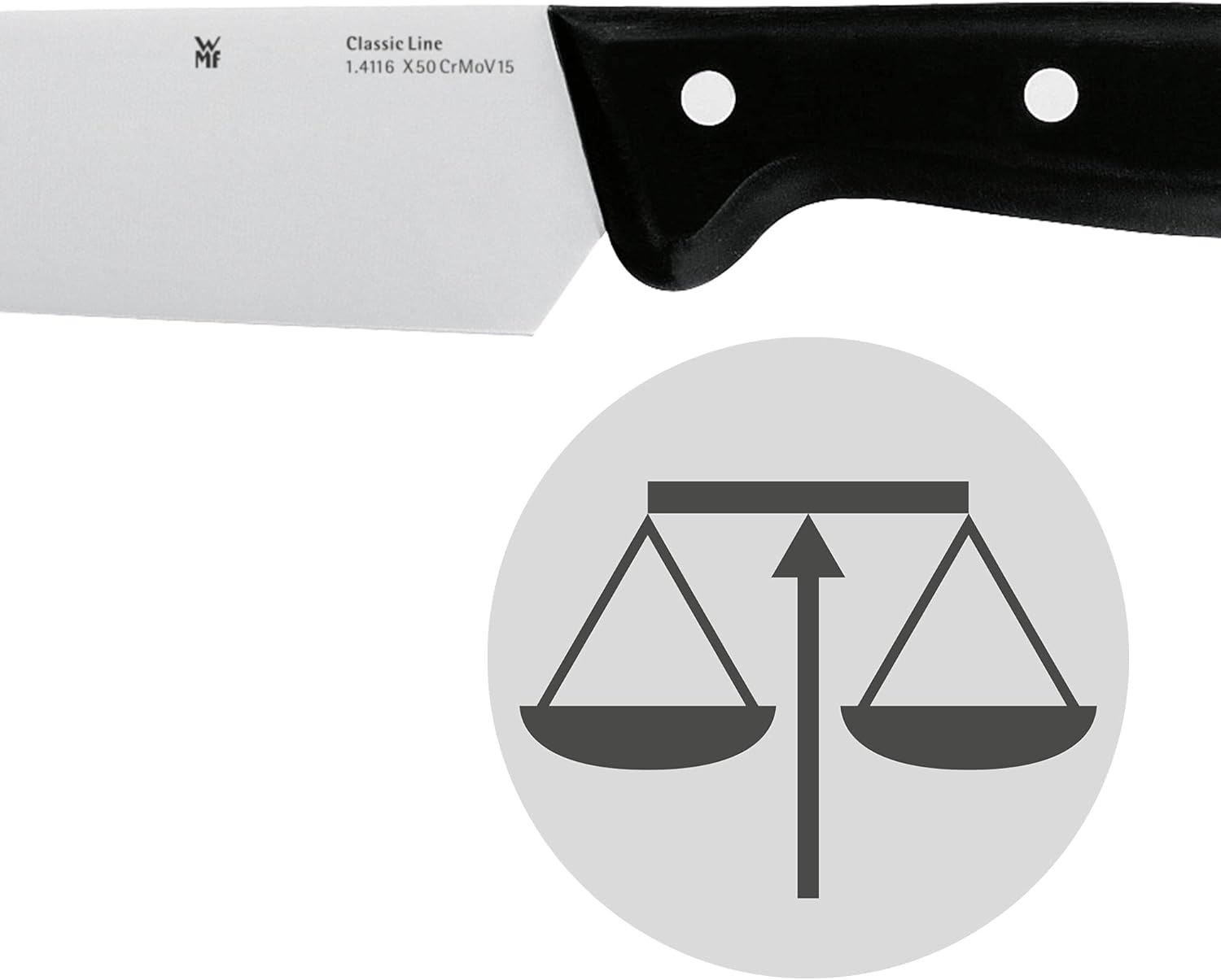 Classic Line Hazırlık Bıçağı, 27 cm, 14 cm Bıçak Ağzı, Özel Bıçak Çeliği, Plastik Sap