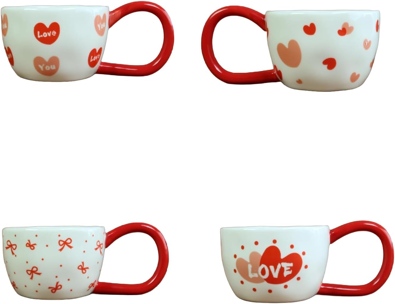 Love Kalp Seramik Kahve Kupası BM-2387