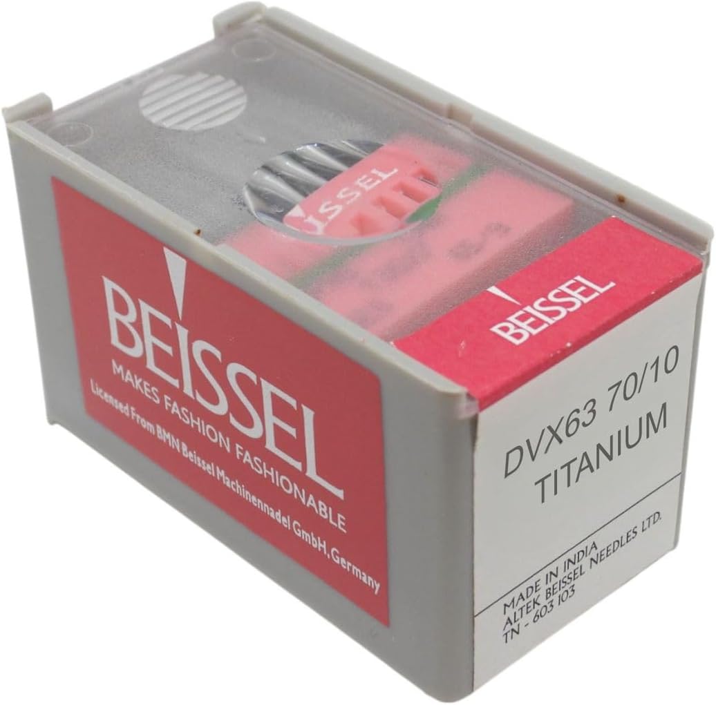 DVx63 Sanayi Tipi Reçme Makinesi İğnesi 10/70 Numara Altın SES uçlu 10 Adet (1 Paket)