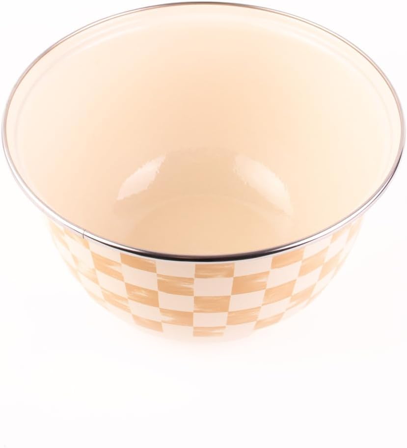 Beige Emaye Karıştırma Kabı 24 Cm - 4Lt