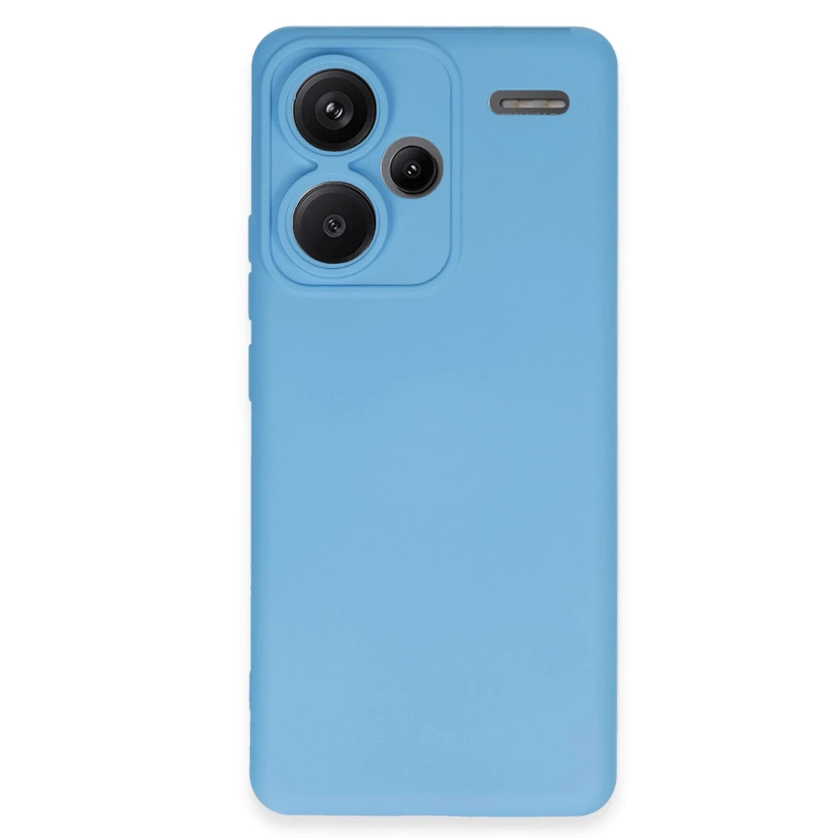 Xiaomi Redmi Note 13 Pro Plus Kılıf Nano içi Kadife Silikon - Mavi