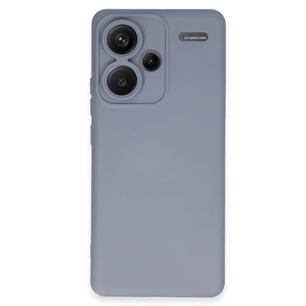 Xiaomi Redmi Note 13 Pro Plus Kılıf Nano içi Kadife Silikon - Gri