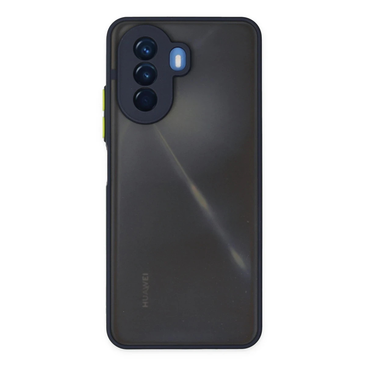 Huawei Nova Y70 Kılıf Montreal Silikon Kapak - Lacivert