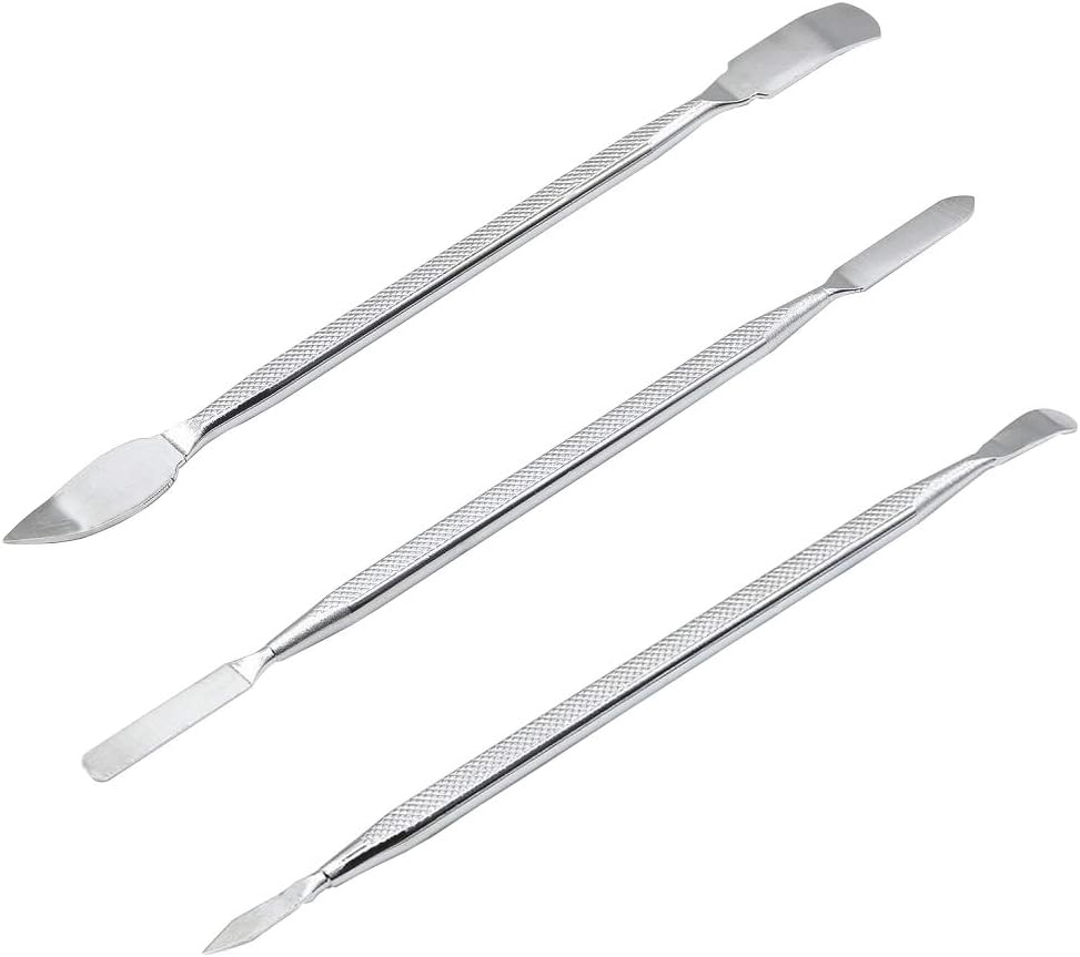 3 Adet Metal Spudger Çift Uçlu Açılan Pry Araçları, Dizüstü Bilgisayar, Tablet, iPhone, iPad, Cep Telefonu Diğer Mobil Cihazlar için Profesyonel Kaldırıcı Açma Spudger