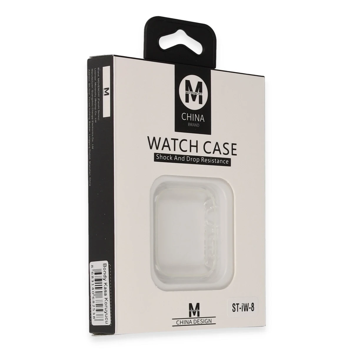 Movenchy Apple Watch Ultra 49mm Bondy Kasa Koruyucu - Beyaz