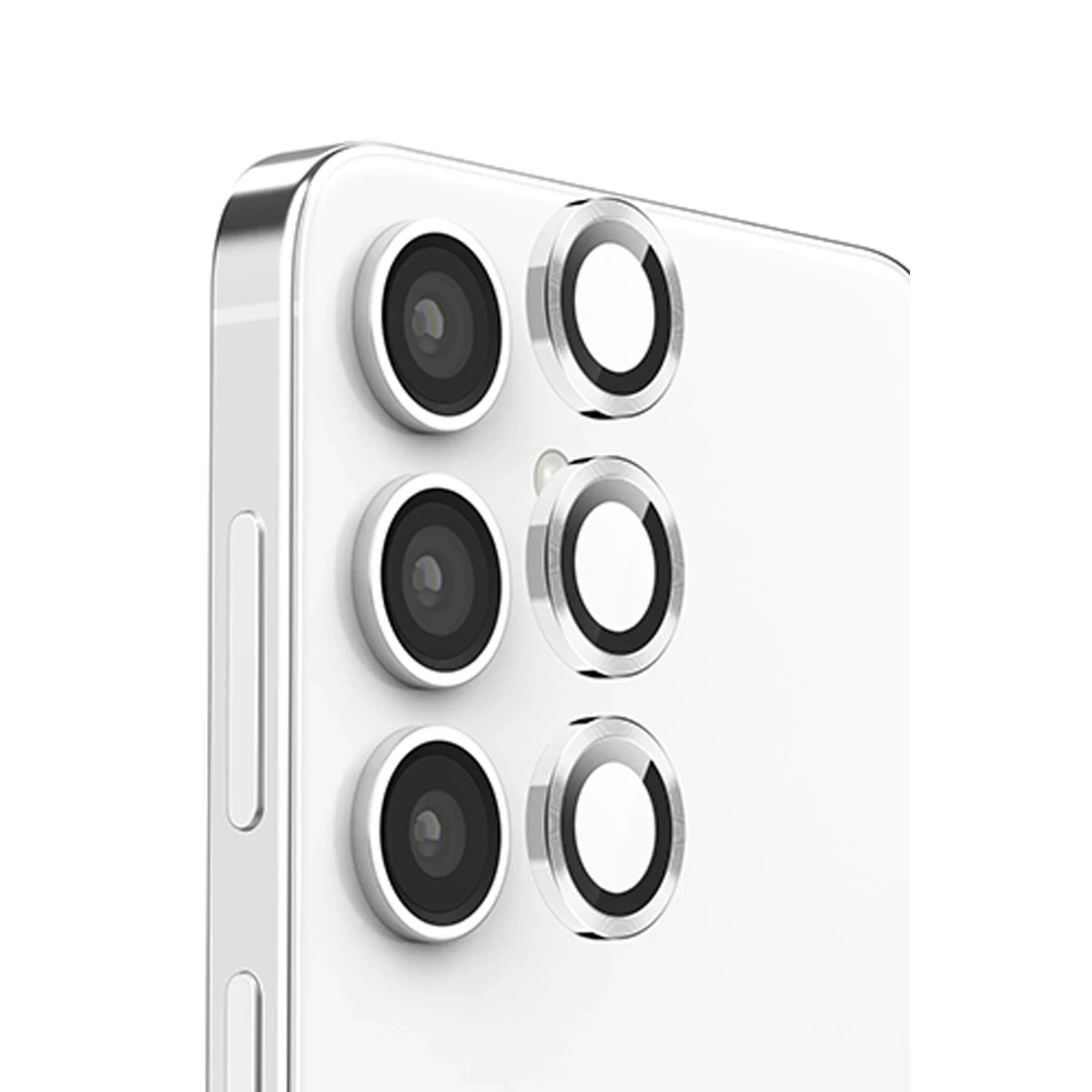 Samsung Galaxy S25 Raze Metal Kamera Lens - Gümüş
