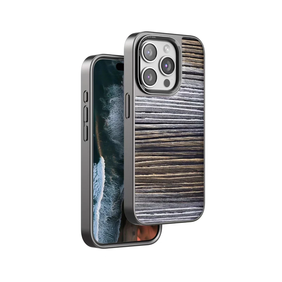 Venco Apple iPhone 14 Pro Max Wave Kapak - Sarı