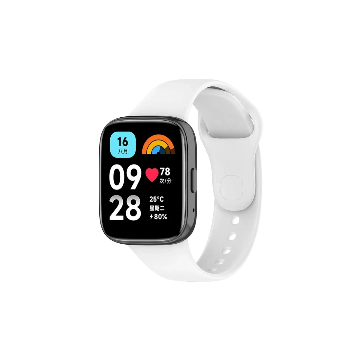 Xiaomi Redmi Watch 3 Active Klasik Kordon - Beyaz