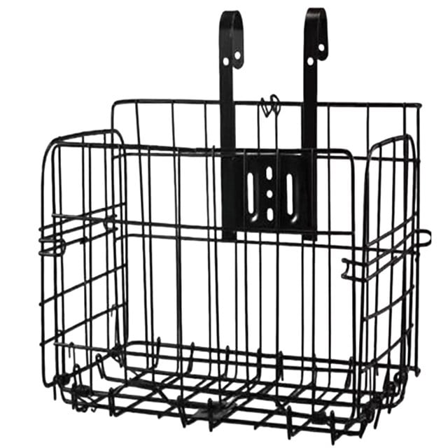 SN-37894 Katlanabilir Bisiklet Sepeti Metal Tel Gövde 34x20x23CM Pratik Taşıma Sepeti