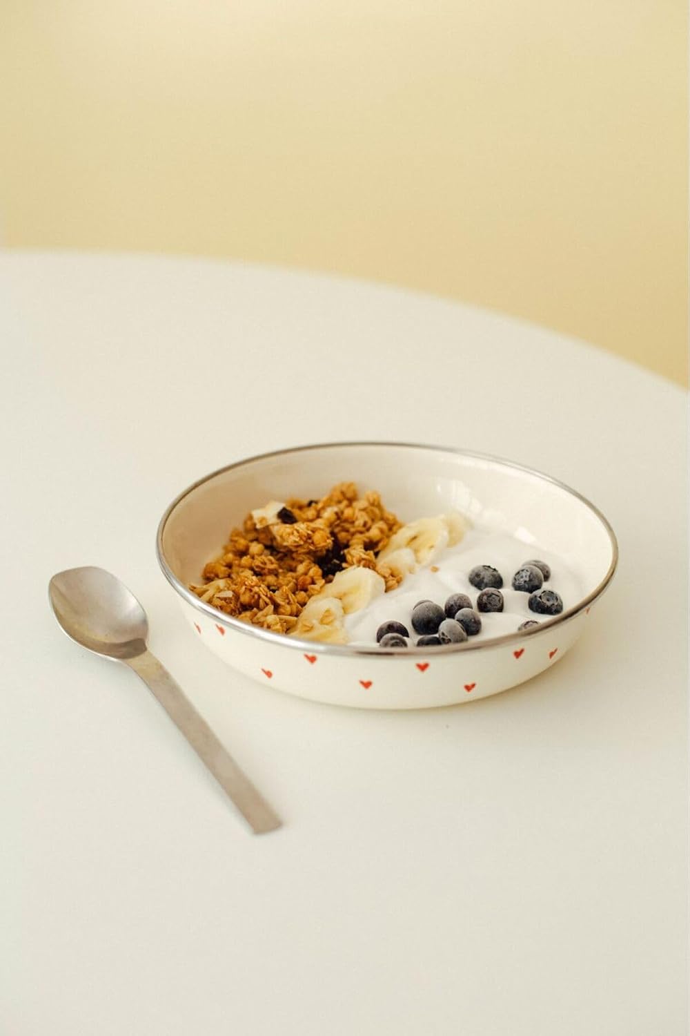 Cupid Emaye Bowl Tabağı - Bowl Kase - Salata Kasesi - Sunum Kasesi