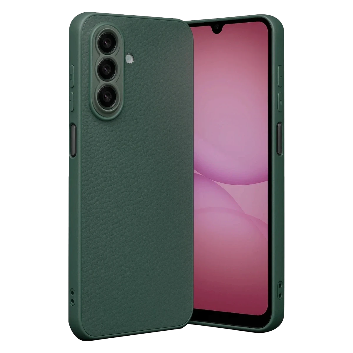 Samsung Galaxy A57 5G Thermax Silikon Kılıf - Koyu Yeşil