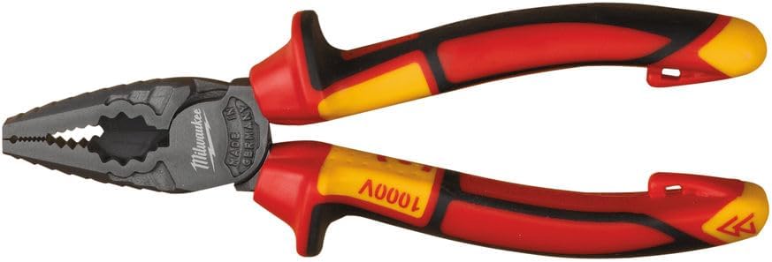 T4932464571 Ağır Hizmet Tipi VDE Elektrikçi, İzoleli Kombine Pense 165mm
