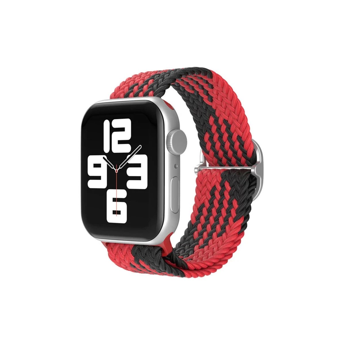 Apple Watch 38mm Star Kordon - Kırmızı-Siyah