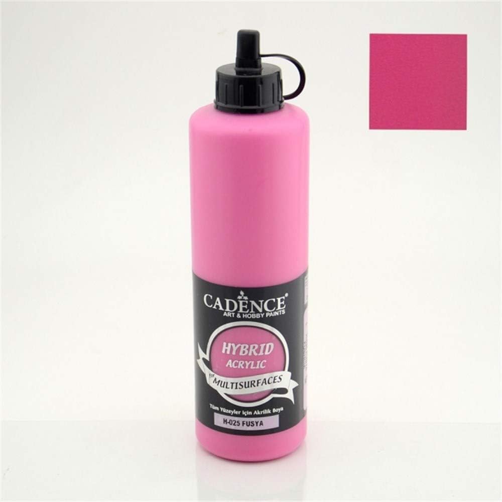 Hybrid Multisurface Akrilik Boya 500 ml. H-025 FUŞYA